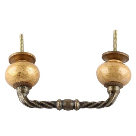 Golden Solid Cearmic Cut Bridge Handles